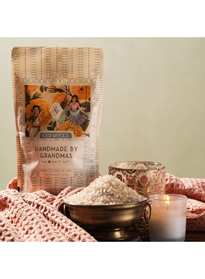 Old School Rituals Handmade by Grandmas Baby Bath Salt | Natural Blend for Soothing, Relaxation & Protection | Gentle, Hypoallergenic Care for Delicate Skin with Evil Eye Shield | 300g - Image 3
